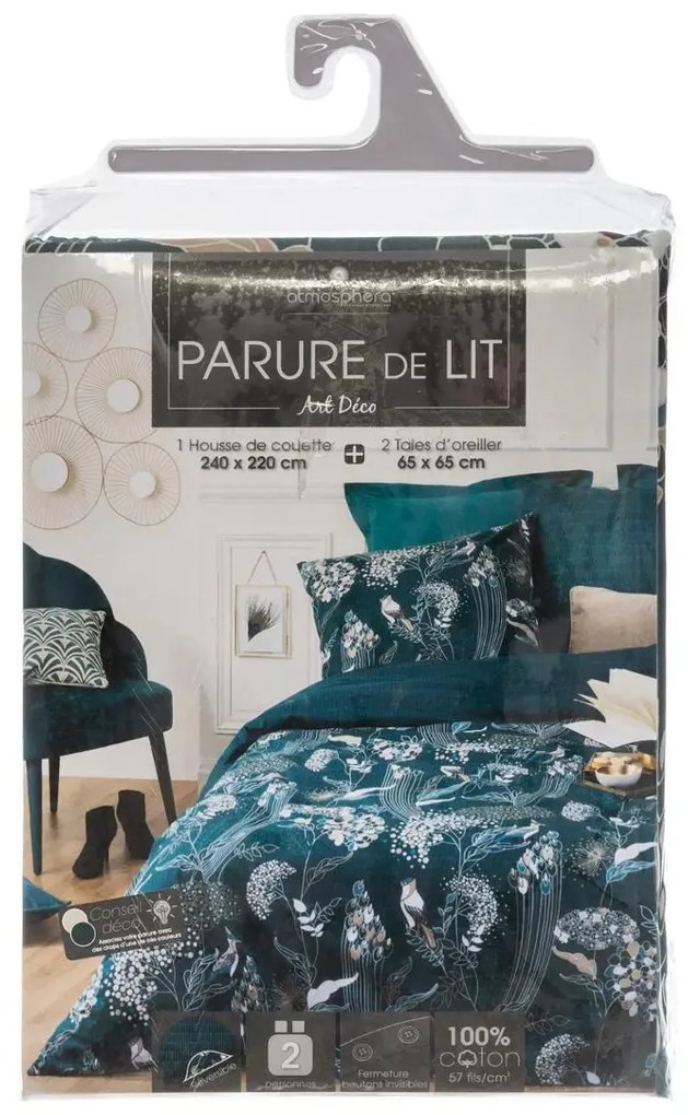 Спално бельо atmosphera Peacock, 240x220 cm, Памук