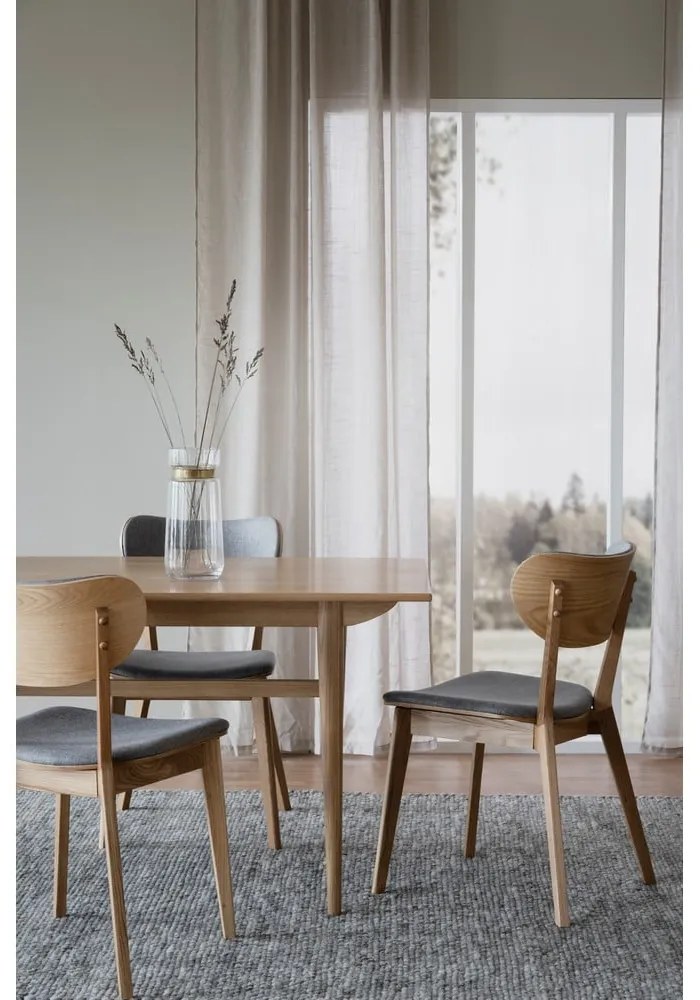 Сиви трапезни столове в комплект от 2 броя Kato - Rowico