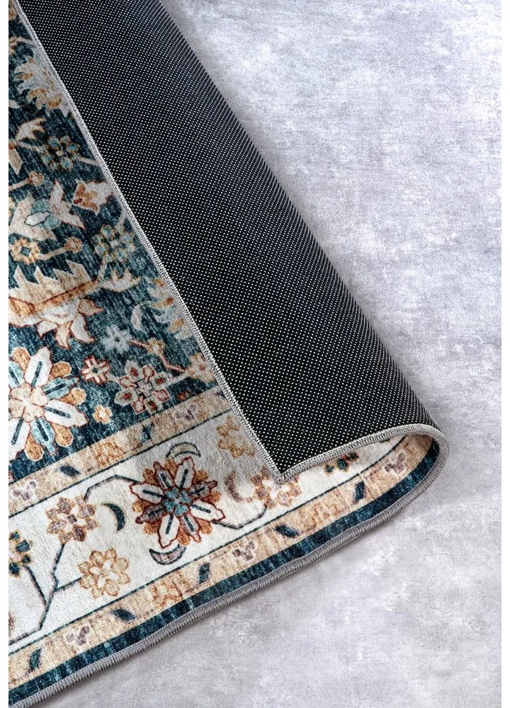 Син килим 120x160 cm Saveh Blue Cream – Elle Decoration