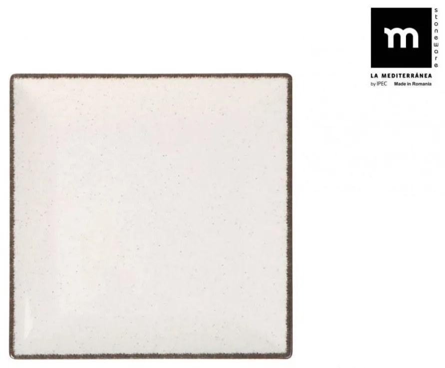 Десертна чиния LA MEDITERRANEA Anllo, 18x18 cm, порцелан