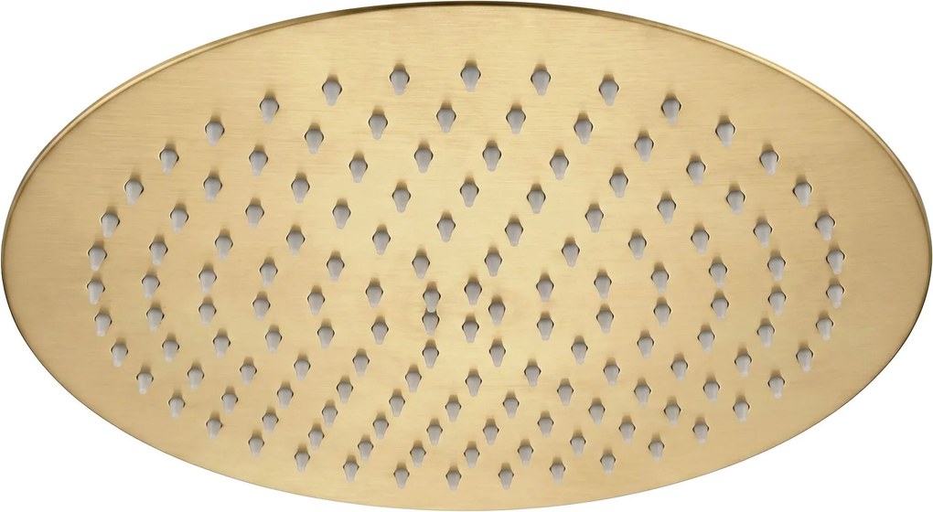 Кръгла душ глава REA JS-P014BG 30cm Brush Gold
