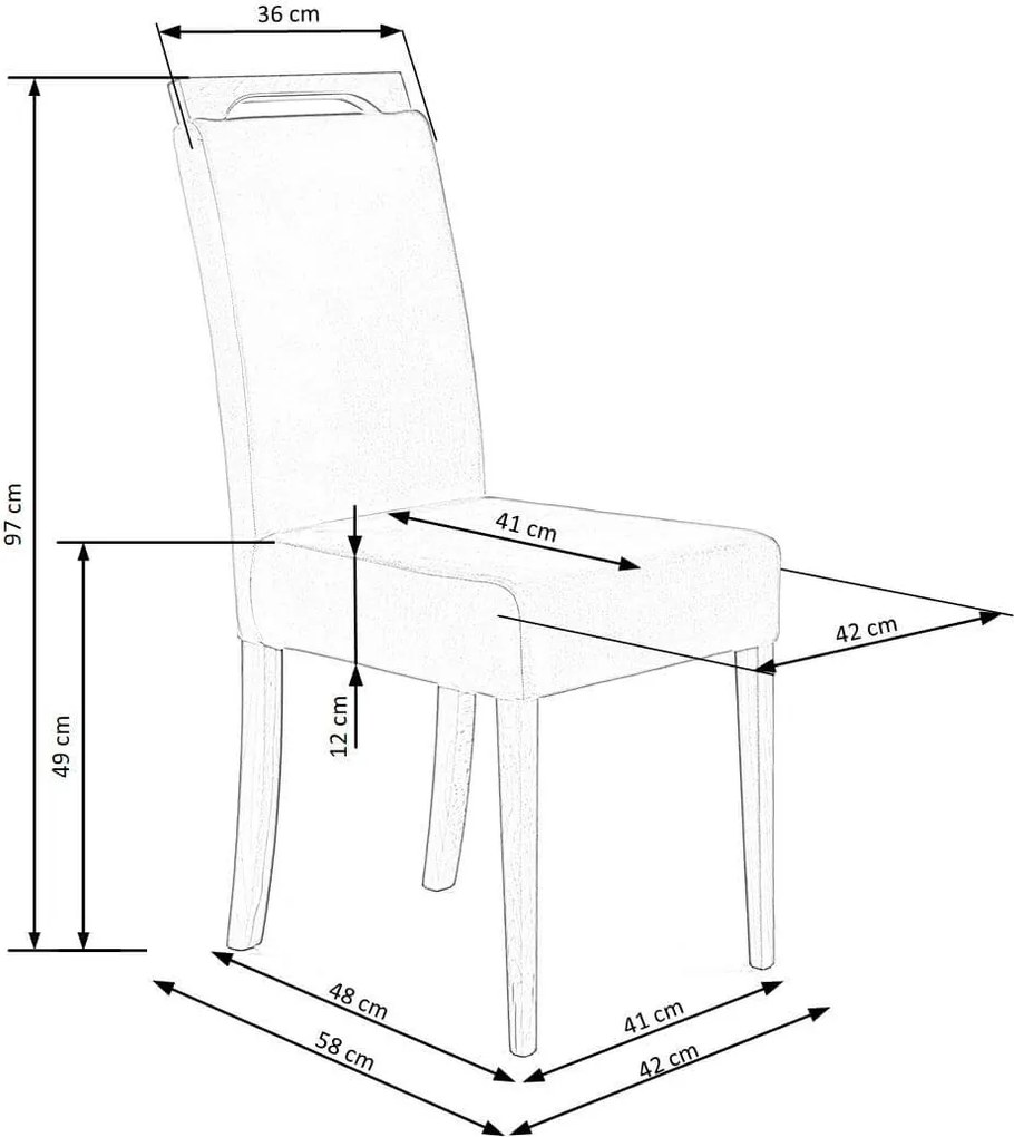Стол Clara-Mple-Mauro (2) парчета