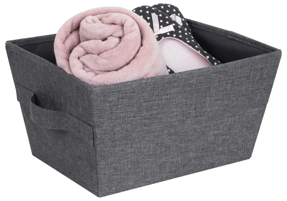 Сива кошница за съхранение Bigso Box of Sweden Tap, 26 x 19 cm