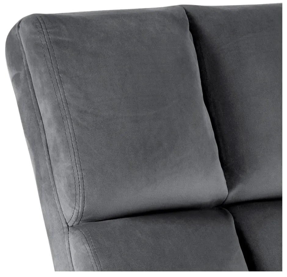 Сиво кадифено кресло Alba – Actona