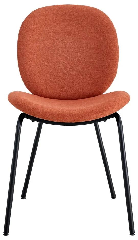 Трапезни столове в комплект от 2 броя в тухлен цвят Cori - Marckeric