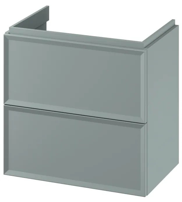 Cersanit S1021-009-Окачен шкаф под мивка MILLE SLIM 60x38 cm в ментов цвят