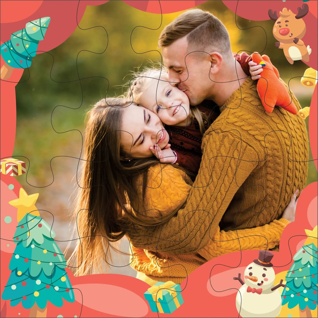 Дървен пъзел - Коледен спомен