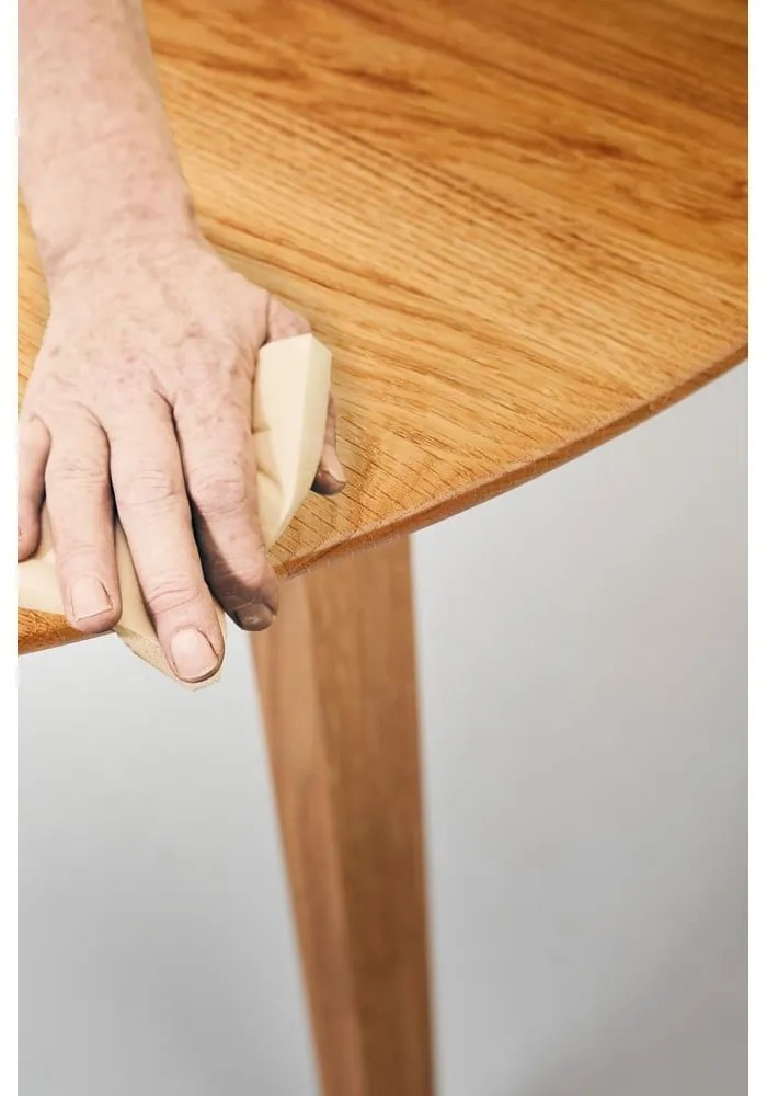 Сгъваема трапезна маса от масивен дъб в естествен цвят 100x220 cm Amalfi – Hammel Furniture