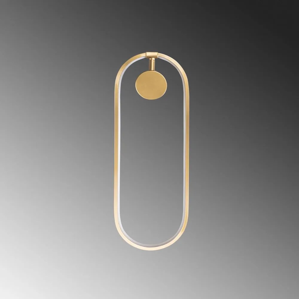 LED стенна лампа в златист цвят Can – Opviq lights