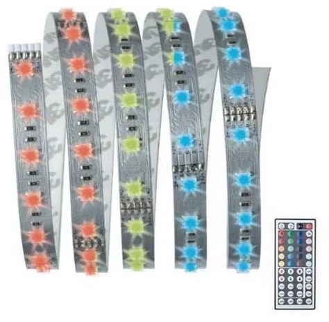 Paulmann 70587 - LED RGB/20W Димируема лента MAXLED 1,5m 230V + дистанционно управление