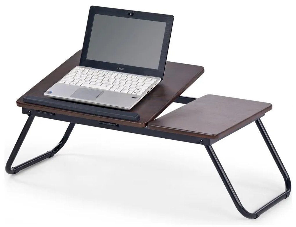 Табла за легло 23x60 см черен/кафяв