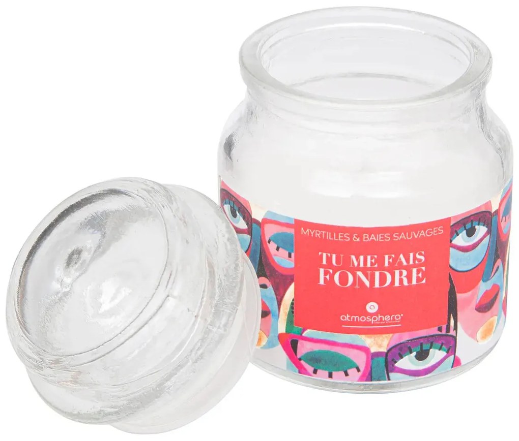 Ароматна свещ atmosphera Jomy, Стъкло, 65 g - Peony