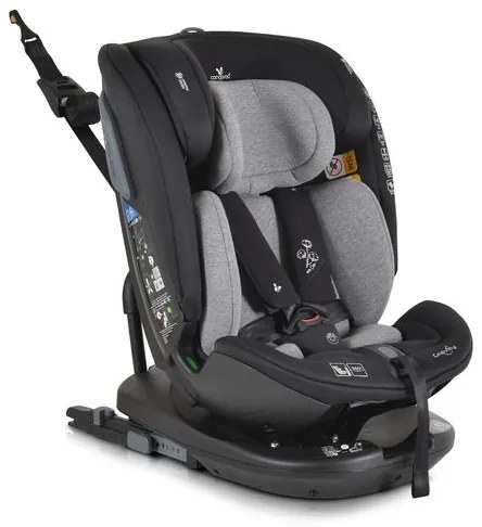 Детско столче за кола Gravity i-Size 40-150 см. CANGAROO - сиво