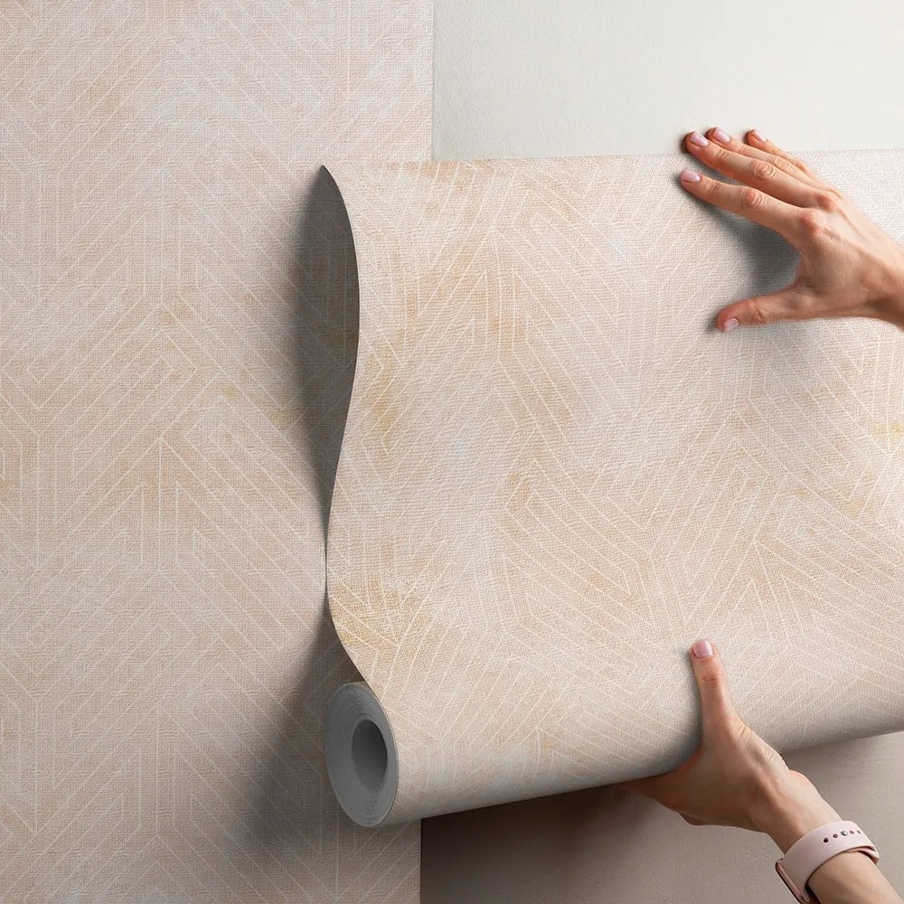 Фототапет Linear Beige Pattern