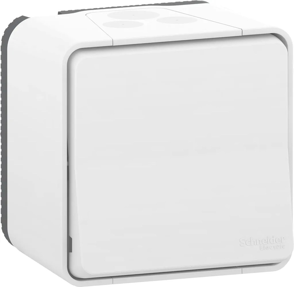 SE Девиаторен ключ моноблок IP55 цвят Бял Mureva  - MUR39021