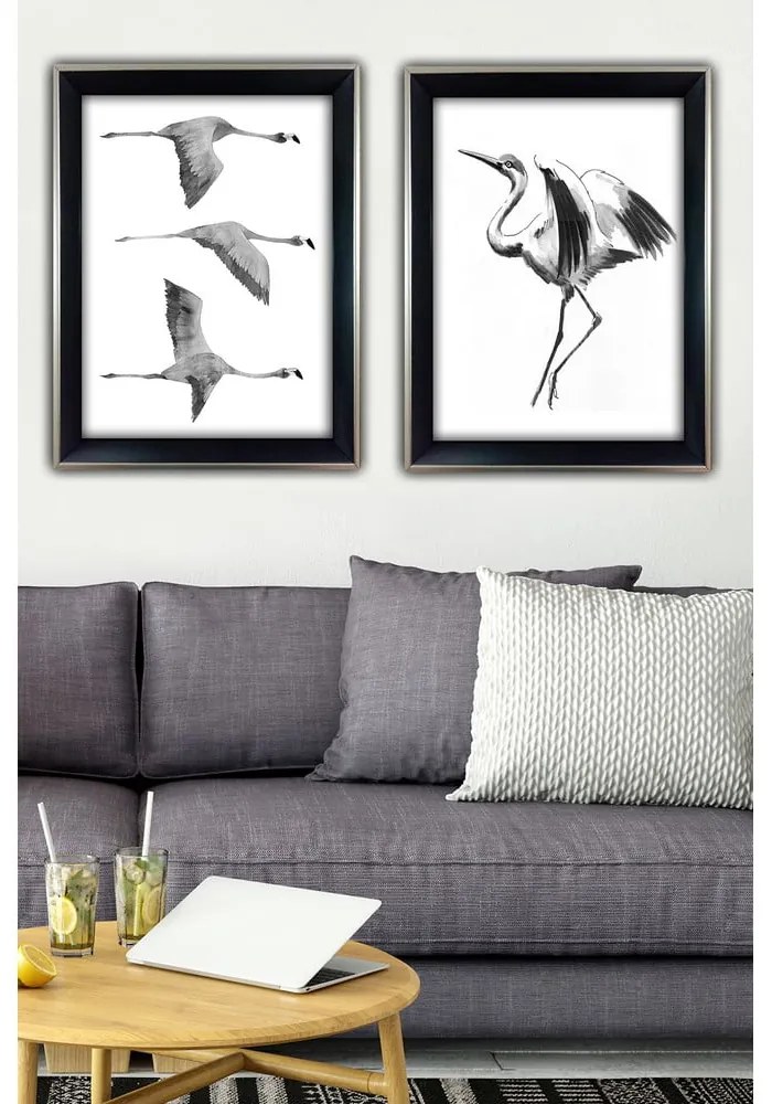 Картини в комплект 2 бр. 35x45 cm Crane – Wallity