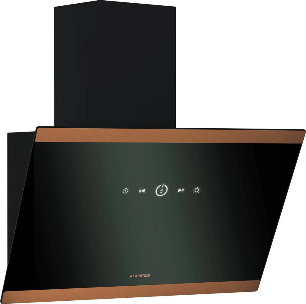 Klarstein FlashLine 60 абсорбатор, A++, 578 м³/ч, 3 степени, сензорен, тих, LED, извличане/рециркулация, 100 W