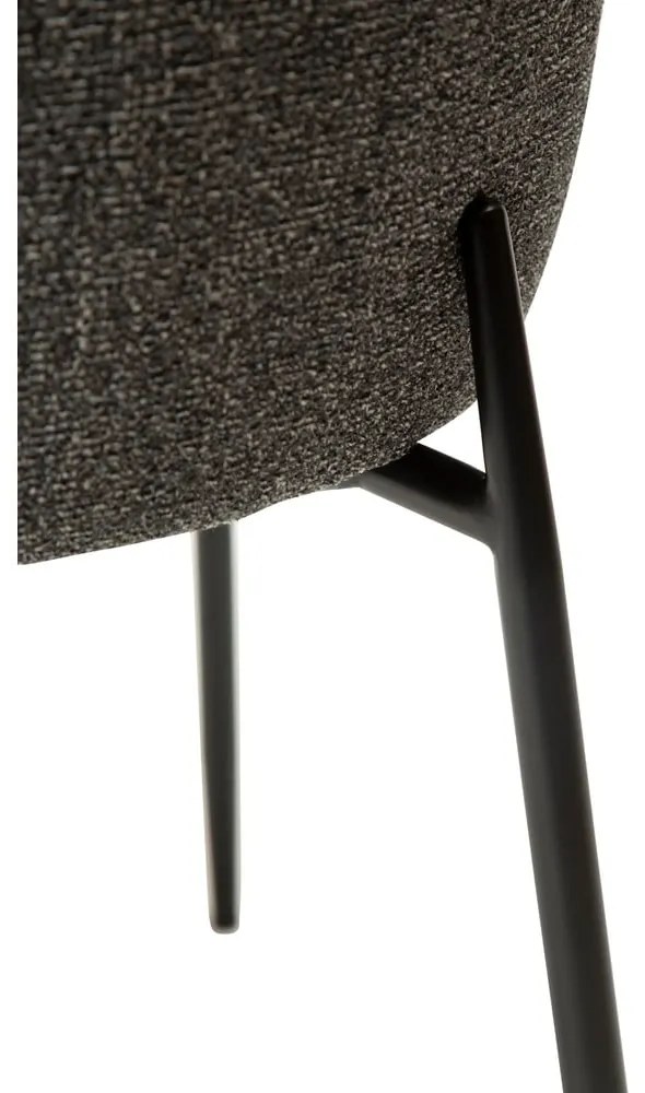 Тъмно сив трапезен стол Glam - DAN-FORM Denmark