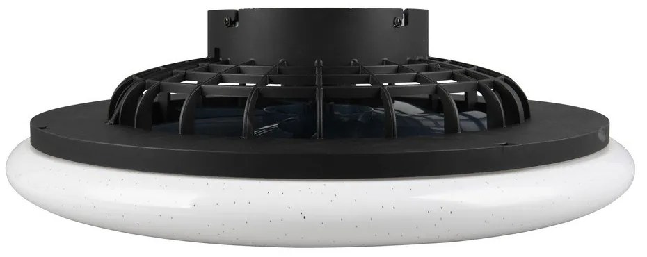 Матово черно LED осветително тяло за таван Stralsund – Reality