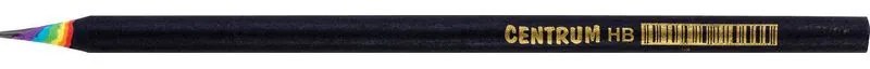 Молив Centrum HB Rainbow 88055, HB, С гума, Черен