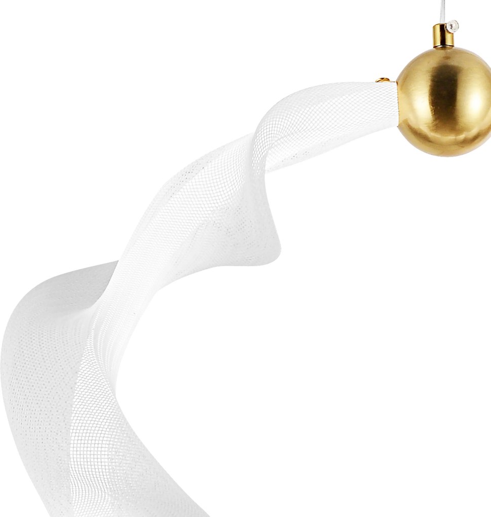 Лампа LED G014-1CP WHITE/GOLD
