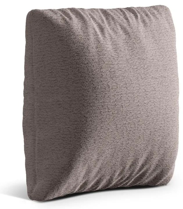 Сиво-бежова възглавница за диван от прежда с примки от букле Kemi – Cosmopolitan Design