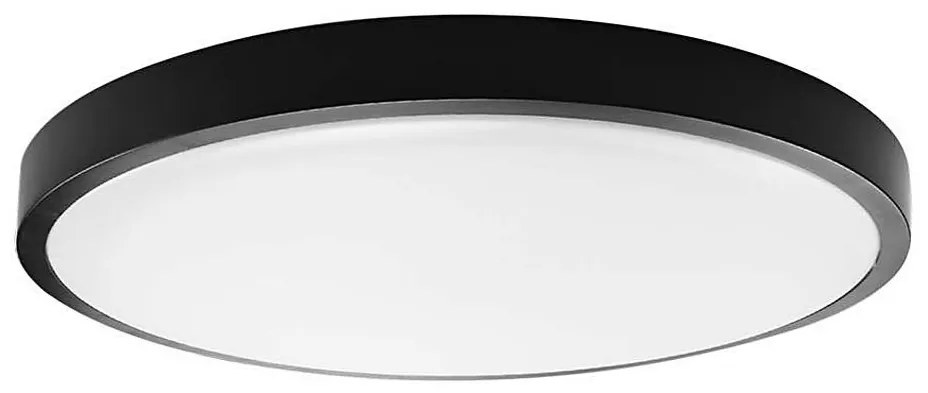 LED баня таванно осветление 18W 230V IP44 4000K Ø25 см черно