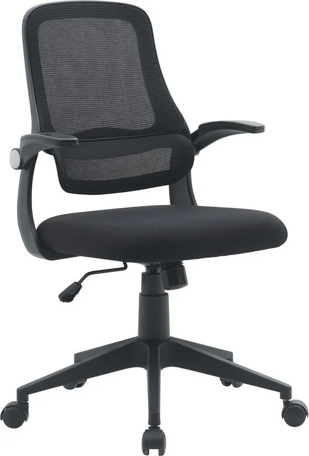 Черен тапициран офис стол Gilmore – Yes Everyday