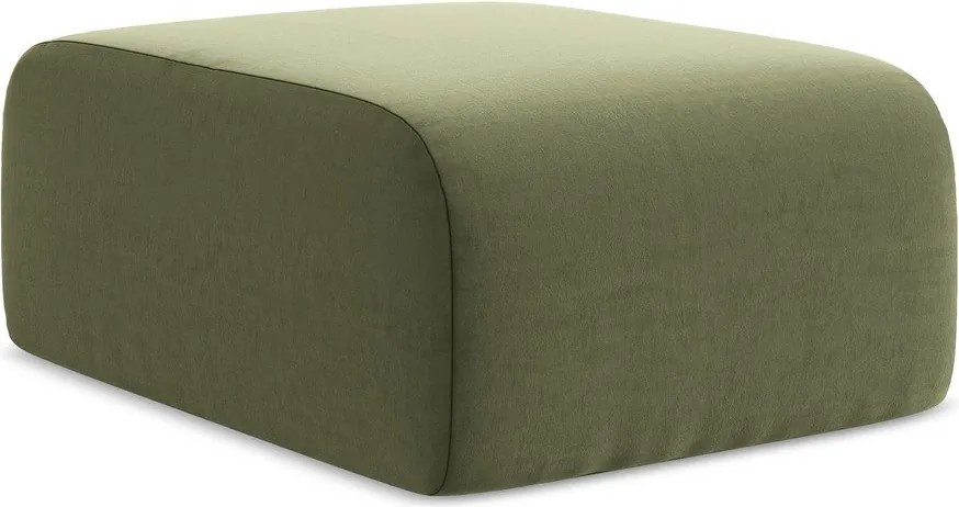 Зелена кадифена табуретка Lani – Makamii