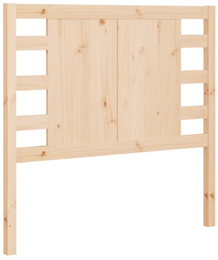 818750 vidaXL Табла за спалня, 96x4x100 см, бор масив