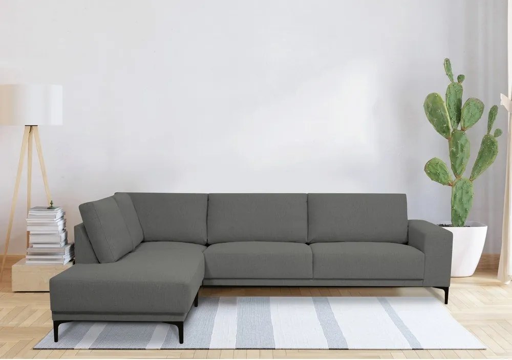 Сив ъглов диван (ляв ъгъл) Chile – Scandic
