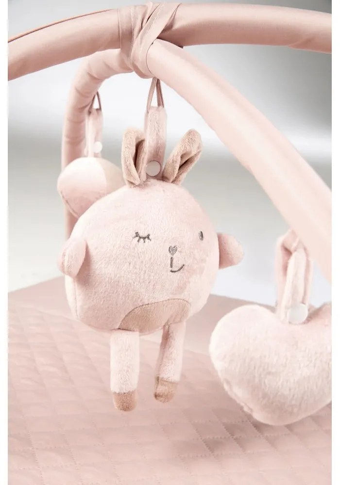 Розова детска постелка за игра Roba style - Roba