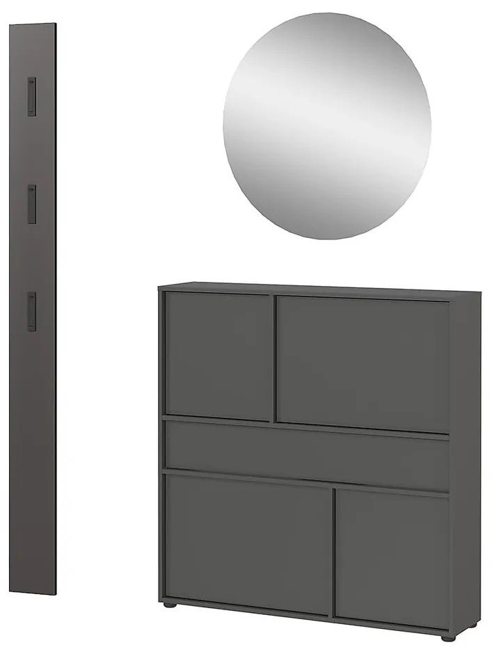 Антрацитен комплект за коридор Ameca 2.0 – Germania