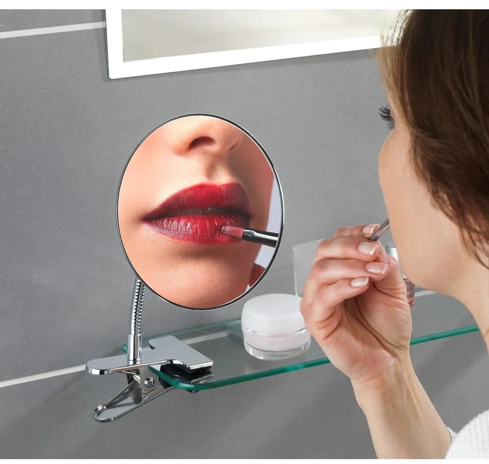 Козметично увеличително огледало (5x) ø 15 cm Clip – Wenko