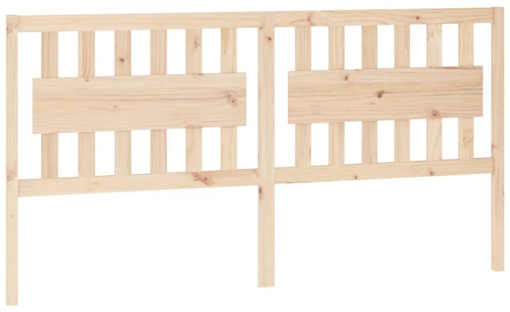 818585 vidaXL Горна табла за легло, 185,5x4x100 см, бор масив
