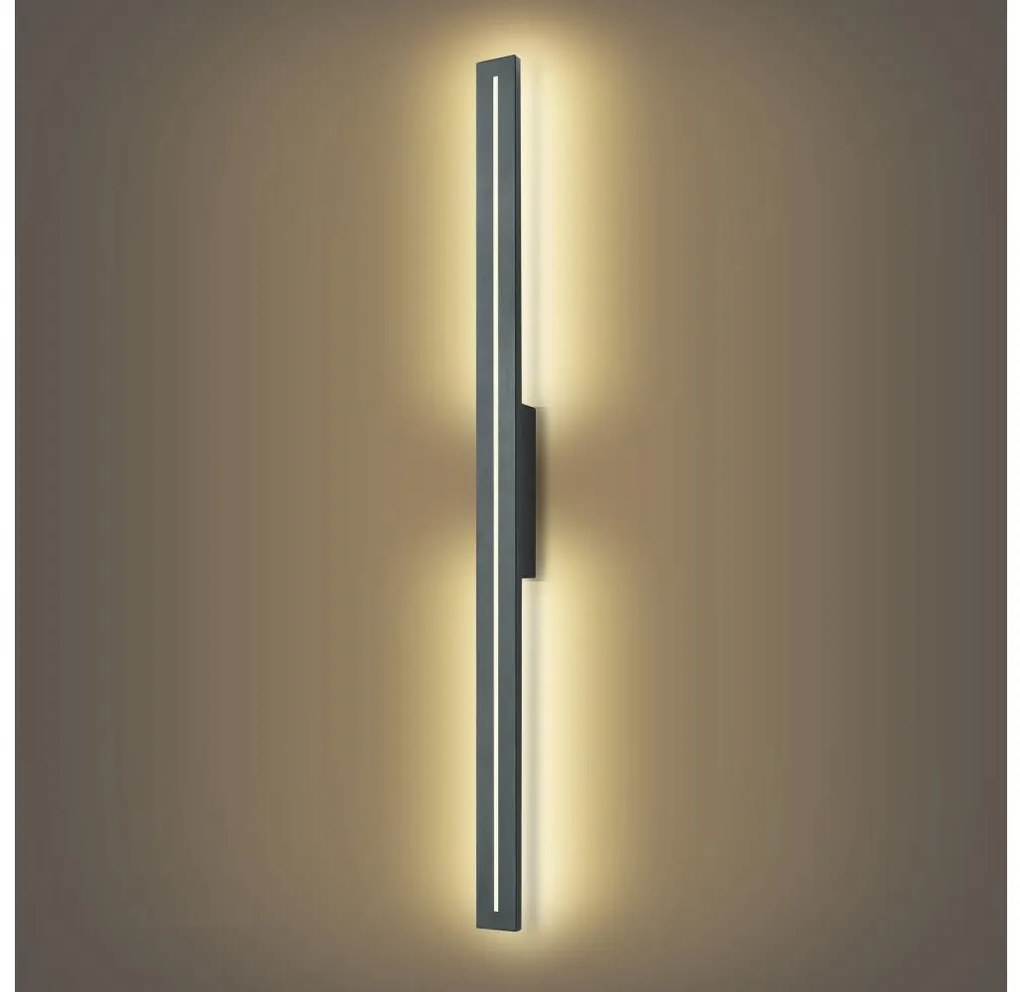 Brilagi - LED външно стенно осветително тяло LINEO LED/24W/230V 3000K IP65 антрацит