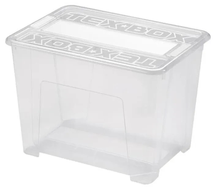 Кутия за съхранение TEX BOX 21 л прозрачна