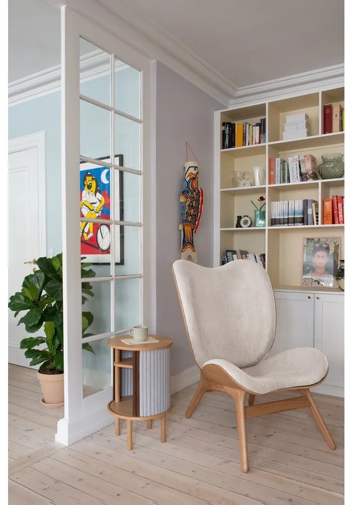 Кръгла дъбова маса за съхранение ø 38 cm Audacious - UMAGE