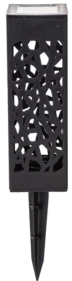 Aigostar - LED соларна лампа 0,006W/1,2V, 28,5см, черна, 6500K, IP44