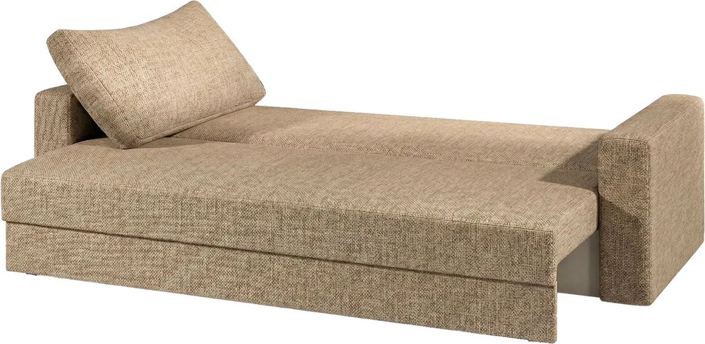 Диван Kleio Триместен-215φ 80β εκ.-Sand