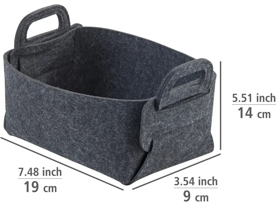 Кошници от плат в комплект от 2 Nina - Wenko