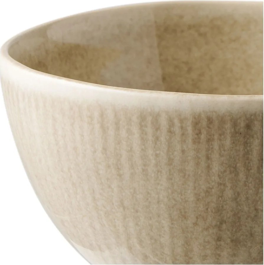 Бежови глинени купички в комплект 4 бр. за супа 1 l – House Nordic