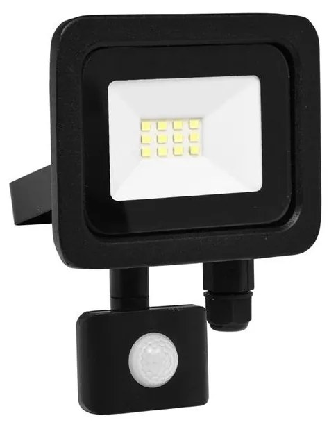Ecolite RLED48WL-10W/PIR - LED Прожектор STAR със сензор LED/10W/230V IP44