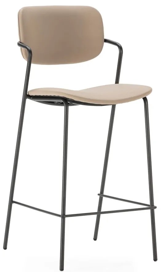 Бежови бар столове в комплект от 2 бр. (височина на седалката 68 cm) Maika – Marckeric