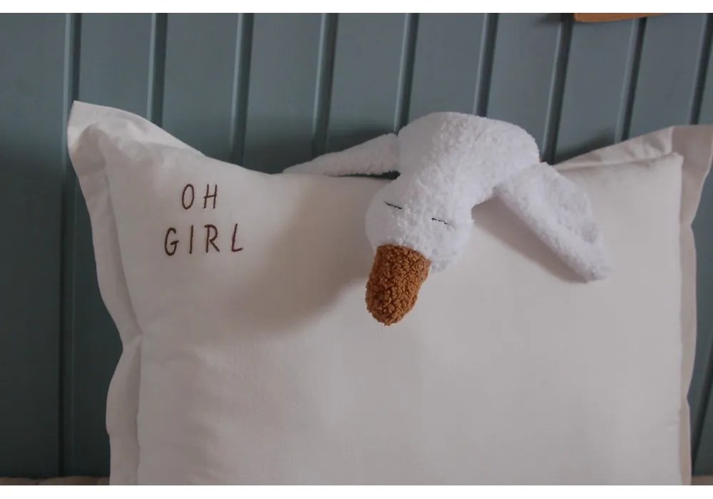 Бяла подложка за спане Goose - Malomi Kids