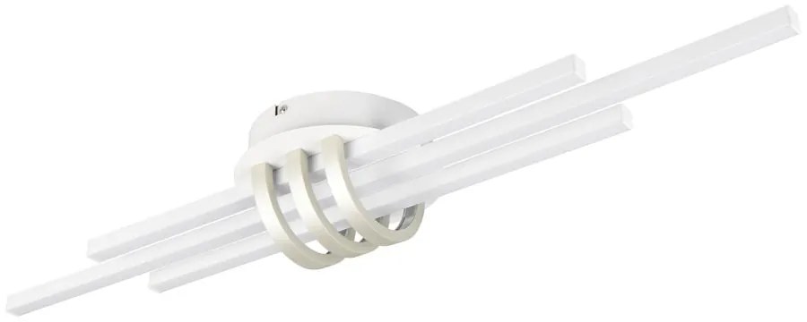 Бяло LED осветително тяло за таван 18x81 cm Cinto – Trio