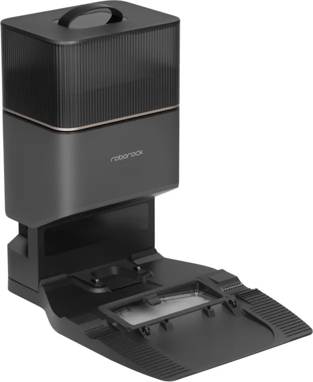 Прахосмукачка робот Roborock S8 Plus Schwarz S8P52-00, 69W, 5200 mAh, 6000Pa, Моп, LiDAR картографиране, 750 мл, 4 сензора, Автономност до 180 мин, Черен