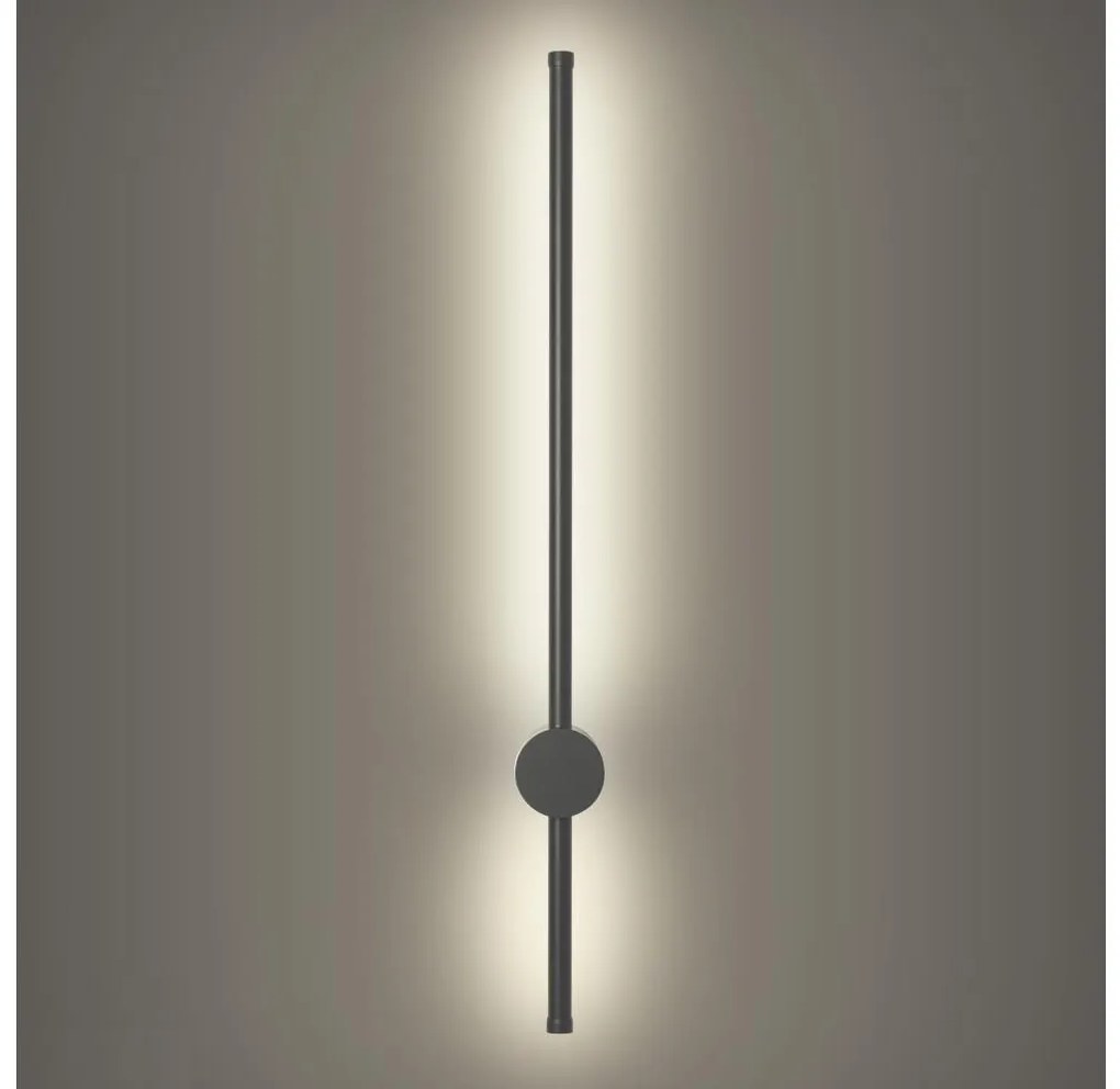 Brilagi - LED външно стенно осветително тяло AURA LED/12W/230V 4000K IP54 антрацит