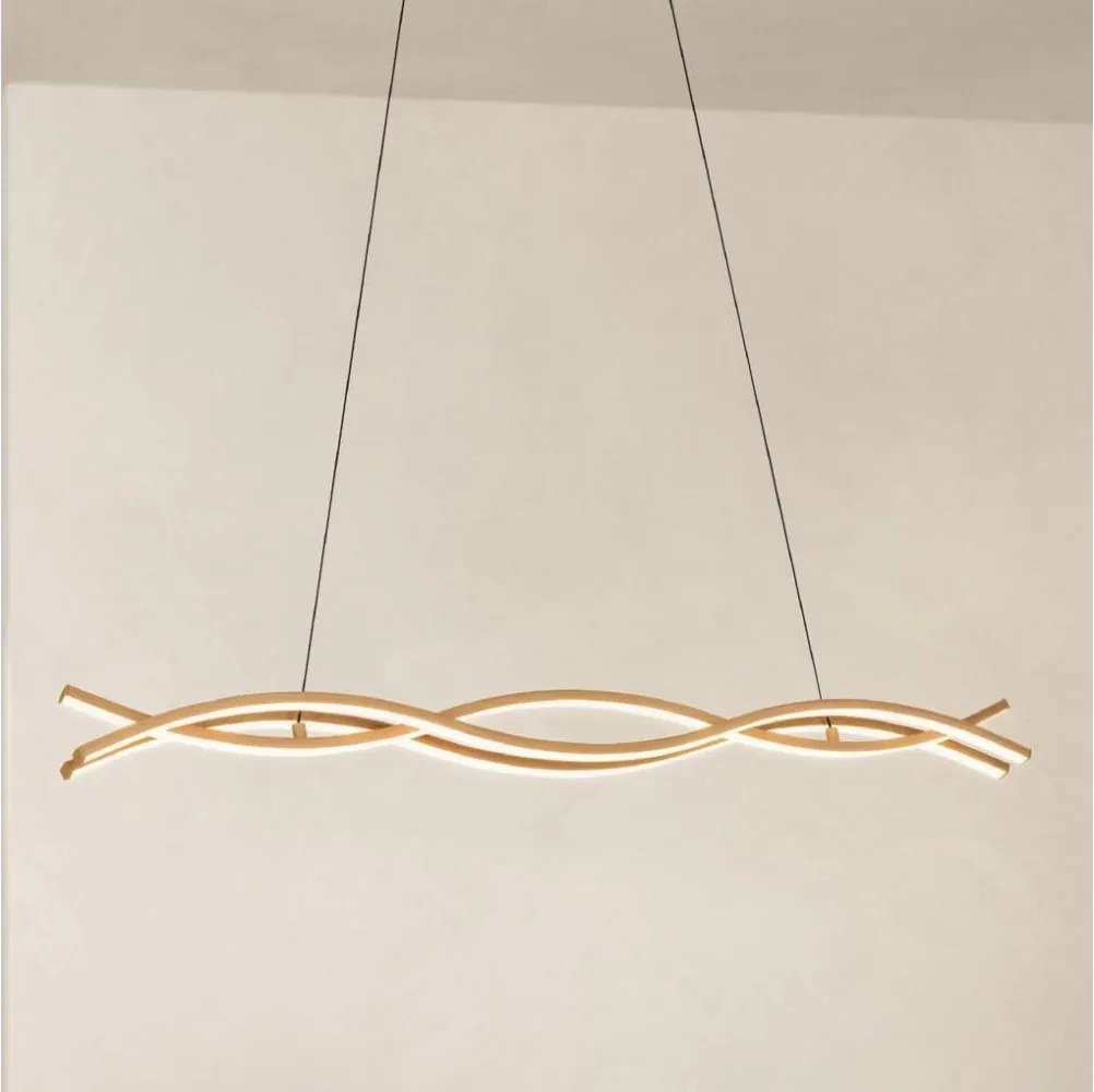 Eglo 901106 - LED полилей на кабел LASANA LED/35W/230V златист