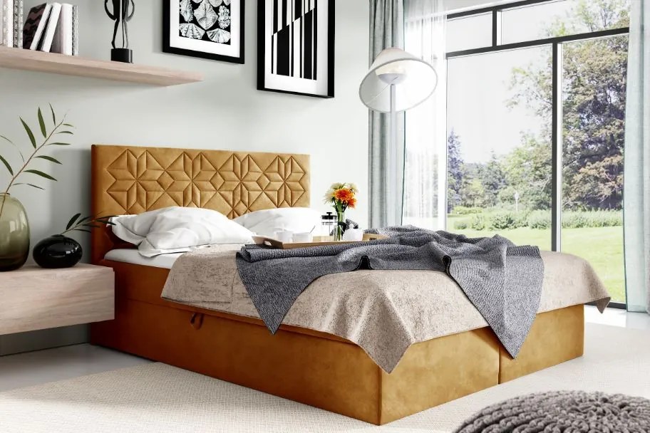 Тапицирано легло Box 1-Mple-180 x 200